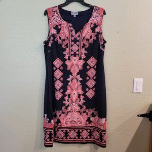 Boho Pattern Sleeveless Dress